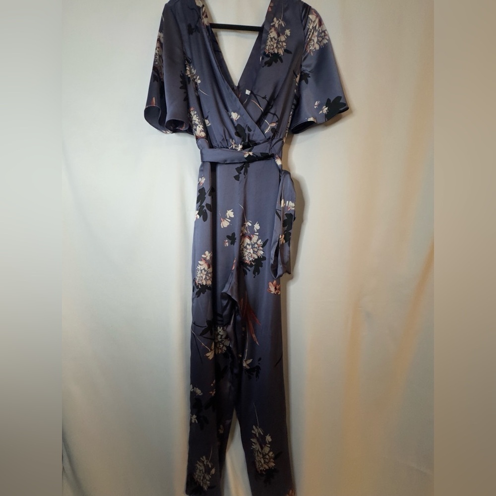 Avec Les Filles Floral/Kimono Style Jumpsuit-Size 10 - Picture 8 of 16